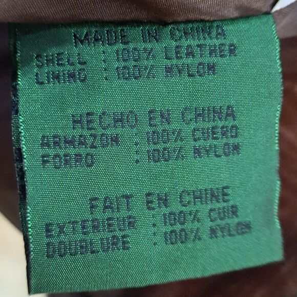 VTG GLOBAL IDENTITY G-III Suede Leather Vest Brown Sz 4X - Picture 10 of 14